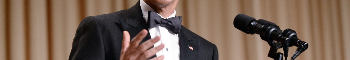 WASHINGTON, DC - APRIL 25: President Barack Obama speaks at the annual White House Correspondent's Association Gala at the Washington Hilton hotel April 25, 2015 in Washington, D.C. The dinner is an annual event attended by journalists, politicians and celebrities. (Photo by Olivier Douliery-Pool/Getty Images)